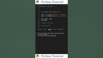 Calculating Number of Days Between Dates | Python Tutorial