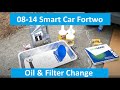 Smart Car ForTwo Oil Change Tutorial