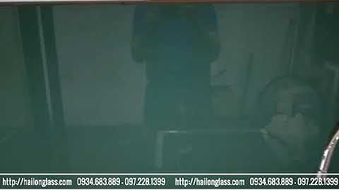 KÍNH ỐP BẾP MÀU XANH NGỌC - KHÁCH HÀNG RUBY3 PHÚC LỢI