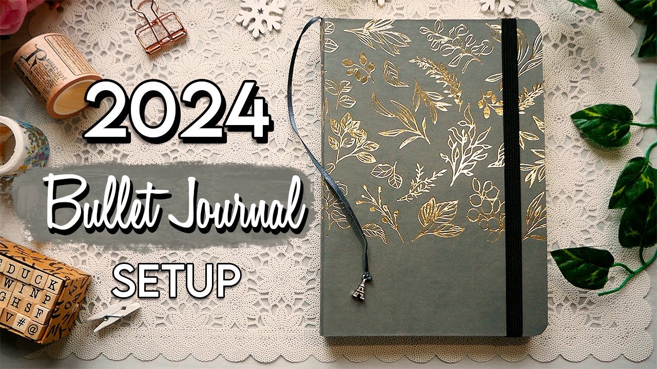 My 2024 Bullet Journal Setup✨  Simple and Effective Spreads