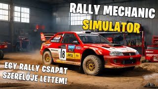 Rally Mechanic Simulator - Egy rally csapat szerelője lettem! #1 (DEMO)