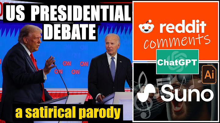 From Reddit Comments to AI Satire. An AI Song and *REAL* Video. Trump and Biden Debate.