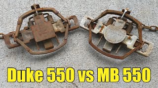 THE BEST TRAP FOR COYOTES!!! MB550 vs Duke550 WHICH IS BETTER???