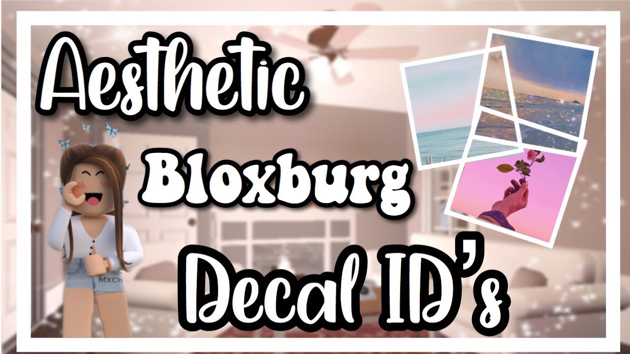 Aesthetic Decal ID's || Bloxburg - YouTube