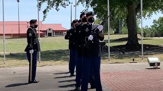 Honor Guard Performs 21-Gun Salute and TAPS