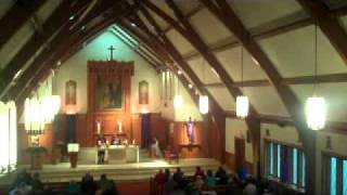 Video thumbnail of "Revised Memorial Acclamation (B) Community Mass Proulx 112711 (2)_xvid.avi"