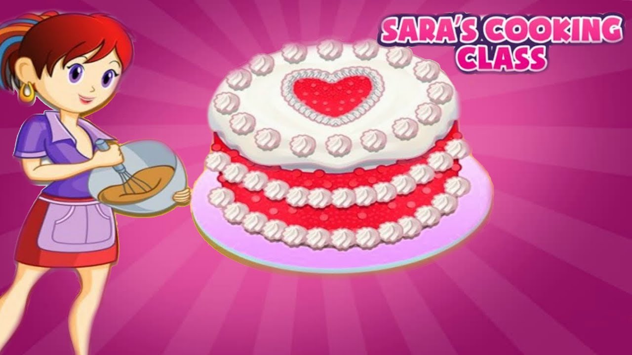 Sara's Cooking Class: Red Velvet Cake Gameplay 