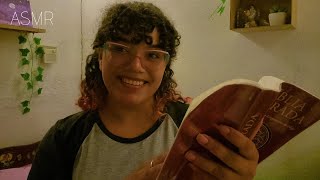 ASMR LENDO ATE VOCÊ DORMIR 💖 | Leituras Bíblicas ✨