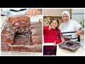 أسعد لحظة لما تدخلي على ولادك بكيك غرقان في صوص شوكولاتة هش و كريمي وصفة سهلة وناجحة من أول مرة