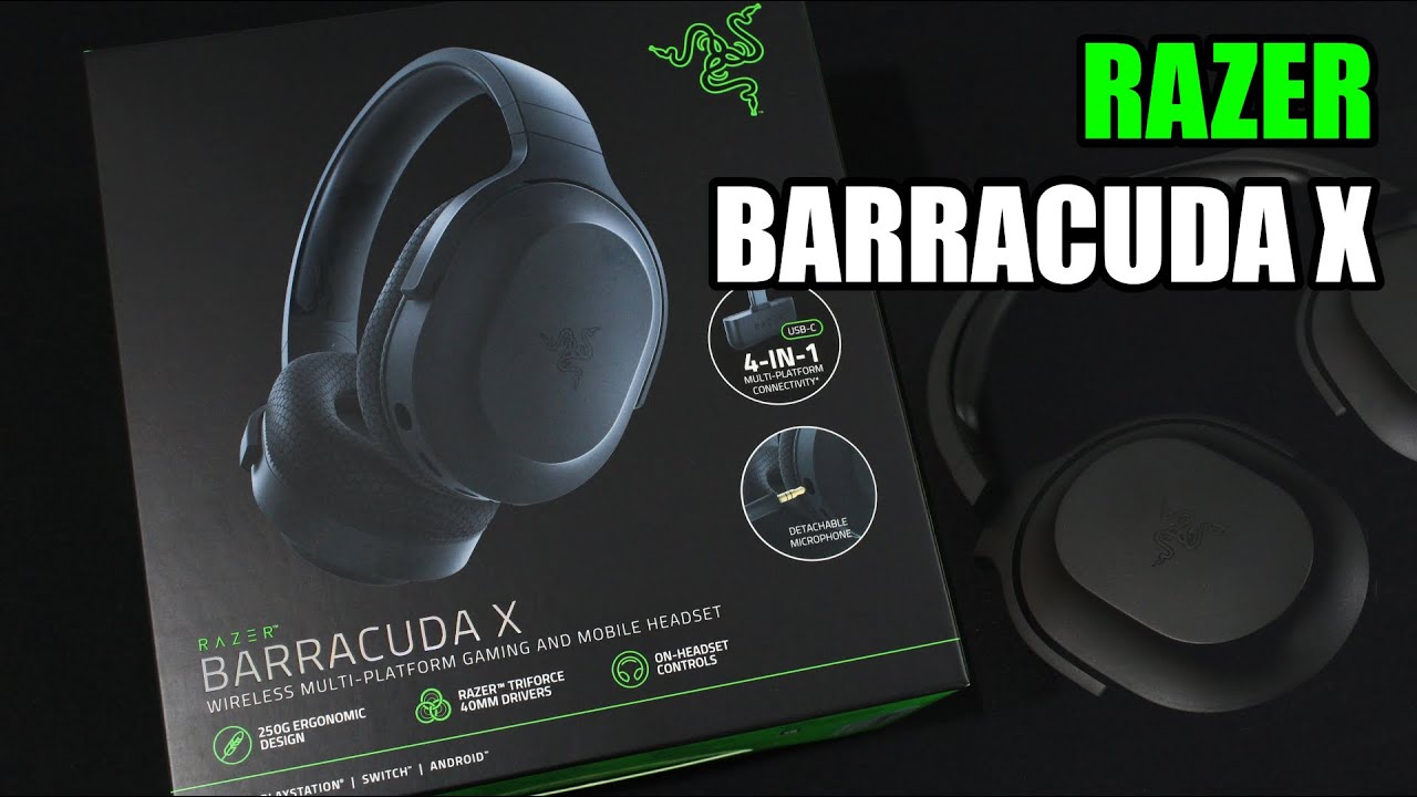 Razer Barracuda X Wireless Gaming Headset in Black