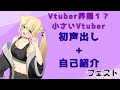 【初声出し\+自己紹介】初めまして、自称最小系Vtuberのフェストです【Vtuber準備中】
