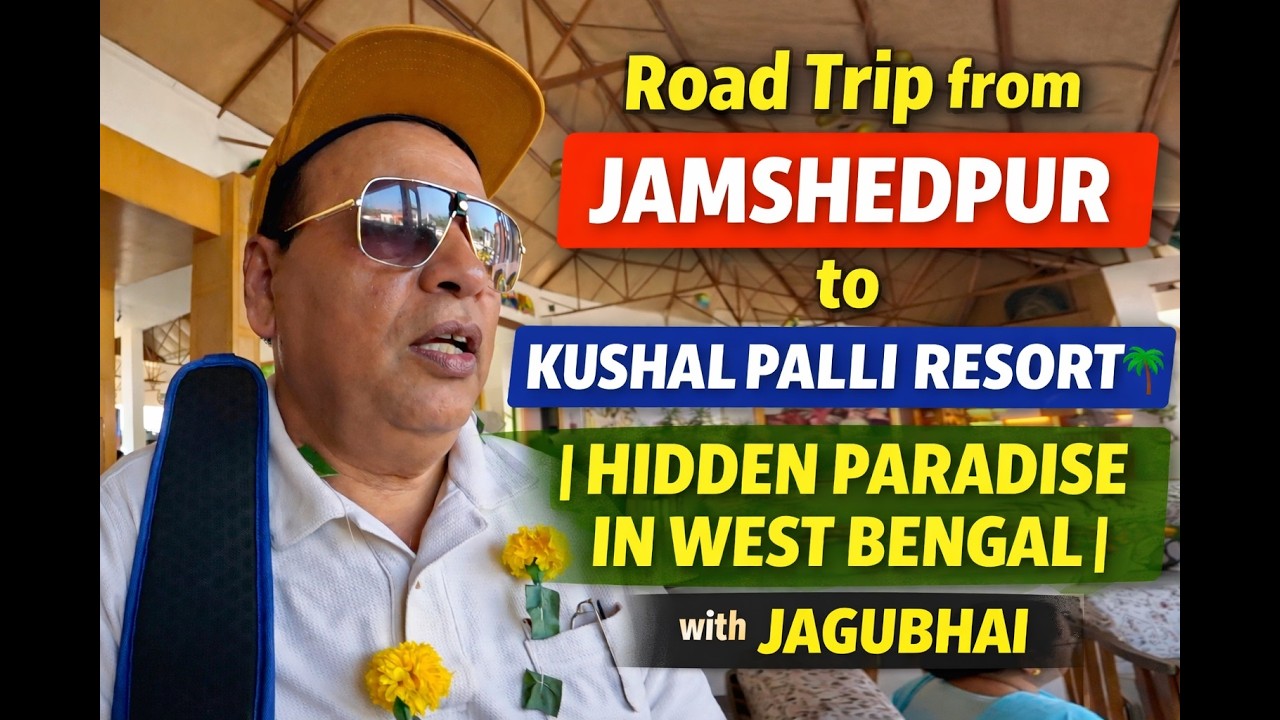 Road Trip from Jamshedpur to Kushal Palli Resort 🌴 | Hidden Paradise in West Bengal 🚗🌿 vlog-1-90
