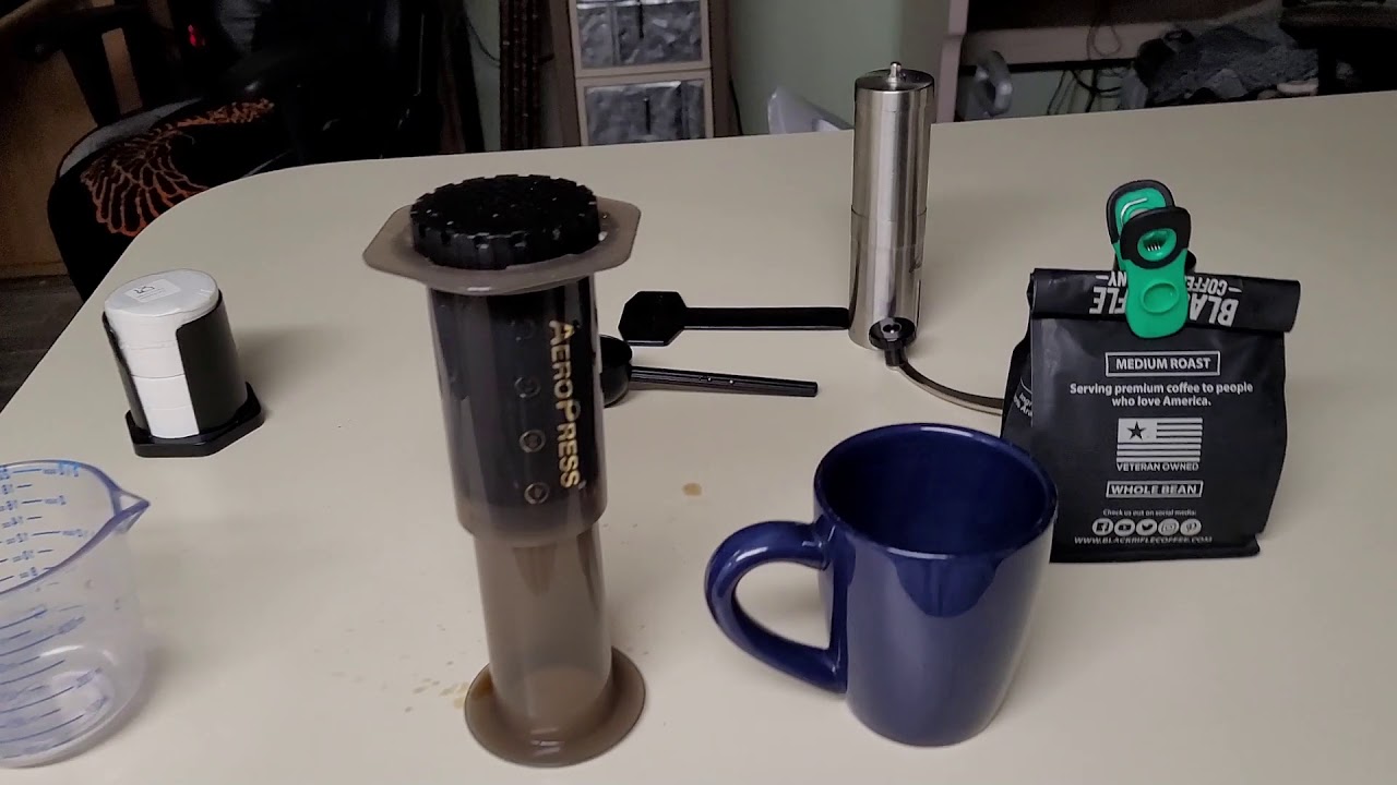 Black Rifle Aero Coffee My Way - YouTube