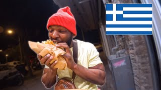 LIVING on GREEK STREET FOOD for 24 HOURS (Thessaloniki's Cheapest Street Food) 🇬🇷 screenshot 2
