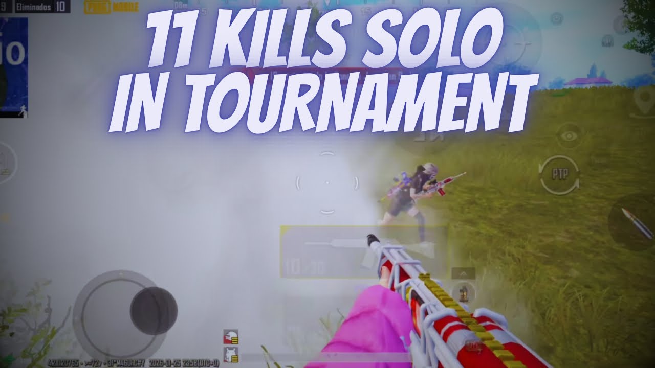 11 KILLS SOLO IN TOURNAMENT | PUBG MOBILE PROFFESIONAL PLAYER - YouTube
