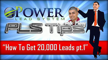 #66: "How To Generate 20,000 Leads part 1" | PLS Tips with Manny