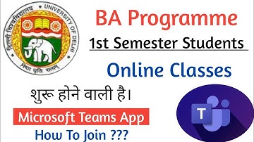 Sol BA Programme 1st Semester Students Online classes/How to join/#Solbaprog1stseme. #Solclasses