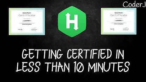 Skills Certification in under 10 Minutes | HackerRank | CoderJ
