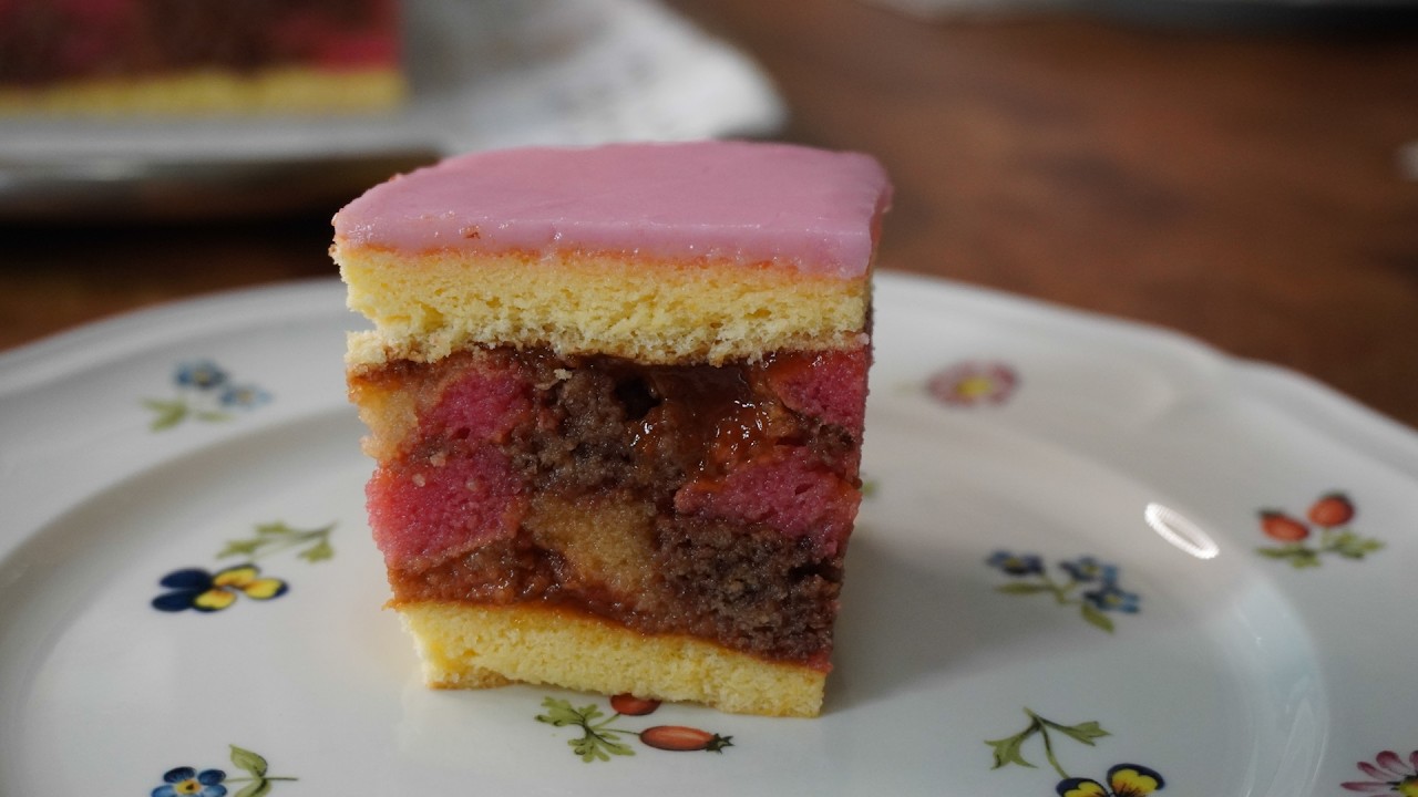 Rum punč torta – punš torta – minjoni sa rumom, rum kocke