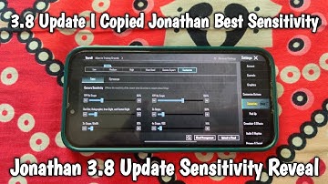🔥 3.8 Update I Copied Jonathan Best Sensitivity | BGMI | PUBG MOBILE | Jonathan 3.8 Sensi Reveal ✅