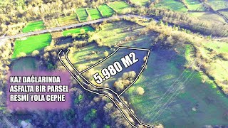 1274-Vazgeçti̇.........5.980 M2 Resmi Yolu Olan Bağ Evine Uygun Tarla İzole Bir Yaşam