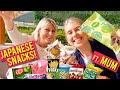 Mum and I tried cool Japanese snacks!!