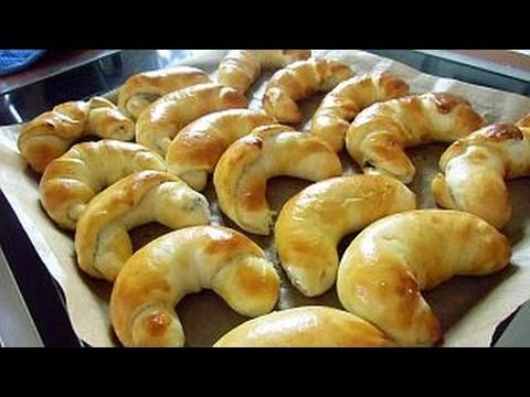 Türkische Hörnchen Teigtaschen Backen - Yarımay Poğaça Tarifi; CANAN´S REZEPTE