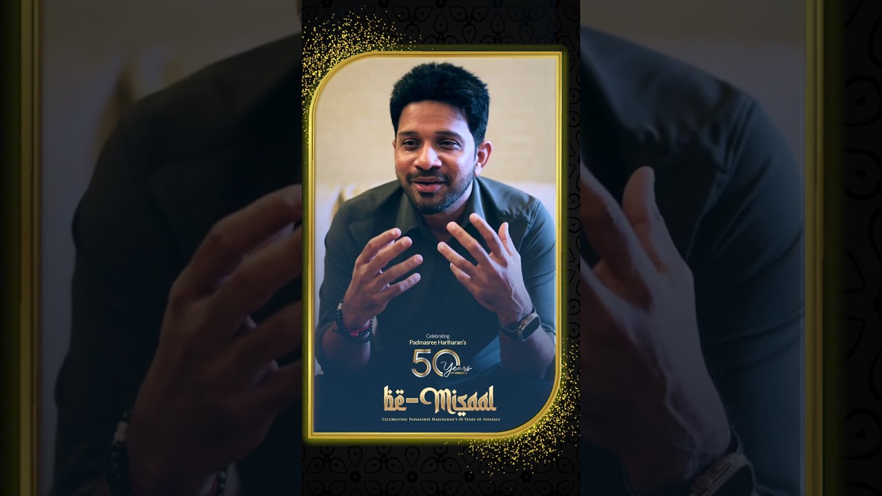 be-Misaal, celebrating Padmasree Hariharan's 50 years of Gahzals