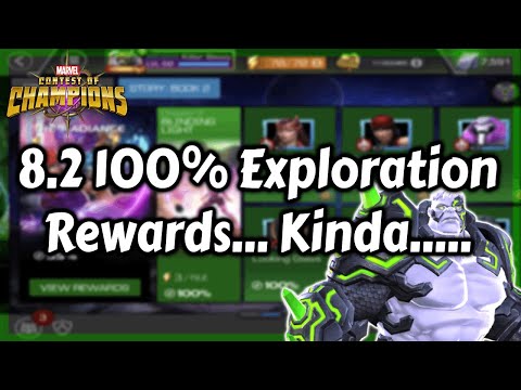Act 8.2 100% Exploration Rewards.... (well.... Kinda....) l Marvel Contest Of Champions