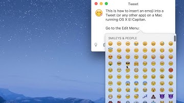 ✅ How to use emojis on Macs running OS X 10.11 El Capitan