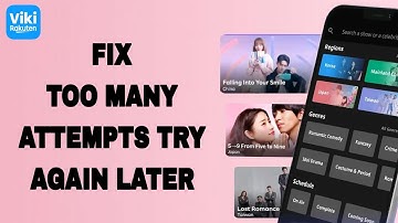 How To Fix And Solve Viki App Too Many Attempts Try Again Later | Final Solution