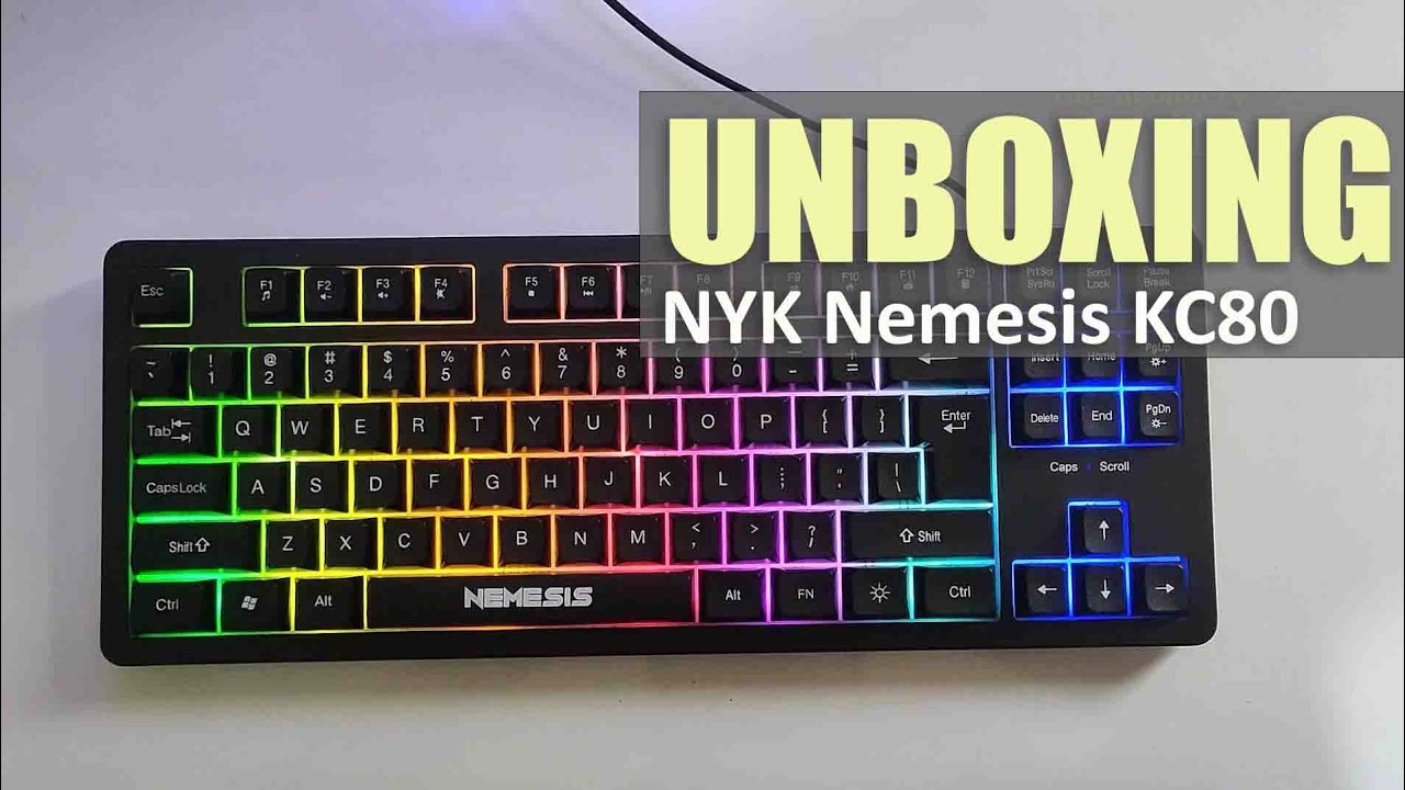 NYK Nemesis Centa KC80 Unboxing | Low Budget Keyboard & Mouse - YouTube