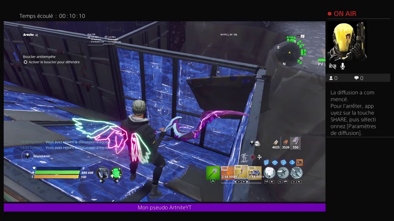 [FR/LIVE] ECLAIR 130 FORTNITE SAUVER LE MONDE SUR LE JEU!!! (BONNE ANNÉE A TOUS )