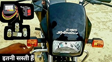 hazard flasher hazard flasher for bike INSTALLING SPLENDOR PLUS BS6|MOXI HAZARD FLASHER modification