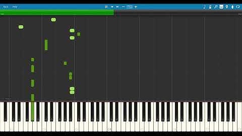 DeadMau5 - Strobe (Sparkee NuDisco Remix) - Bassline Synthesia HD 120FPS