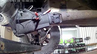 Bad vibration diagnosed on a Silverado, and u-joint replacement.