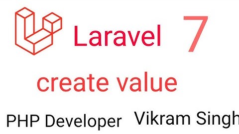 how to insert o data  in database for laravel 7