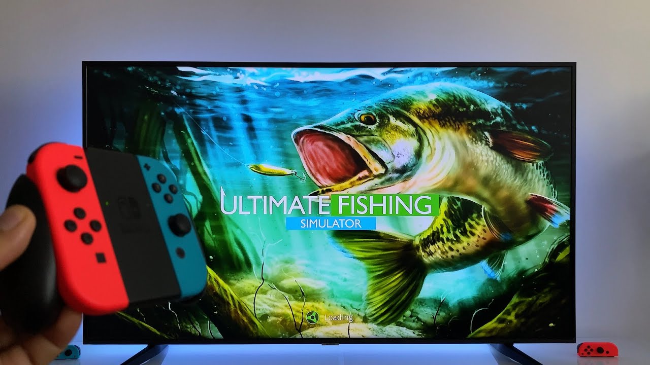 Ultimate Fishing simulator  Nintendo Switch dock mode 4K TV 