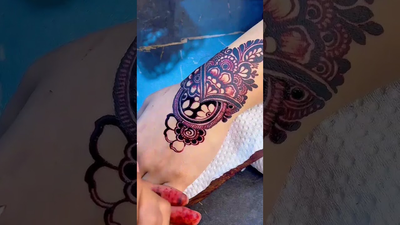 Injection Mehndi Kitt #farhanmehndiparlour #mehndi #hennatatto #reels #henna #hennatattoodesign