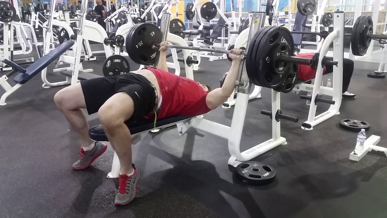 335 Bench for 4 rep