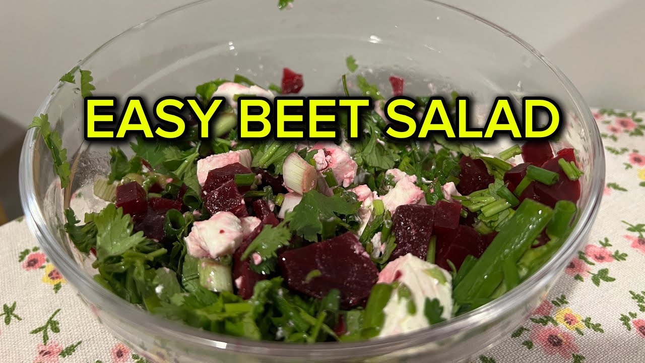 Simple Home Beet Salad (No Fuss Recipe)