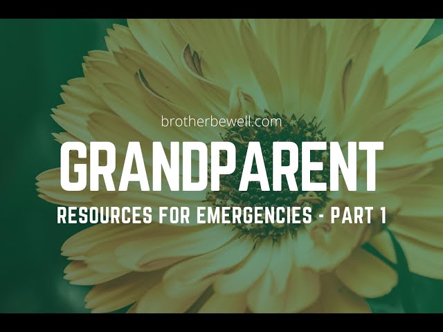 Resources for Grandparents Managing Family Emergencies - Part 1