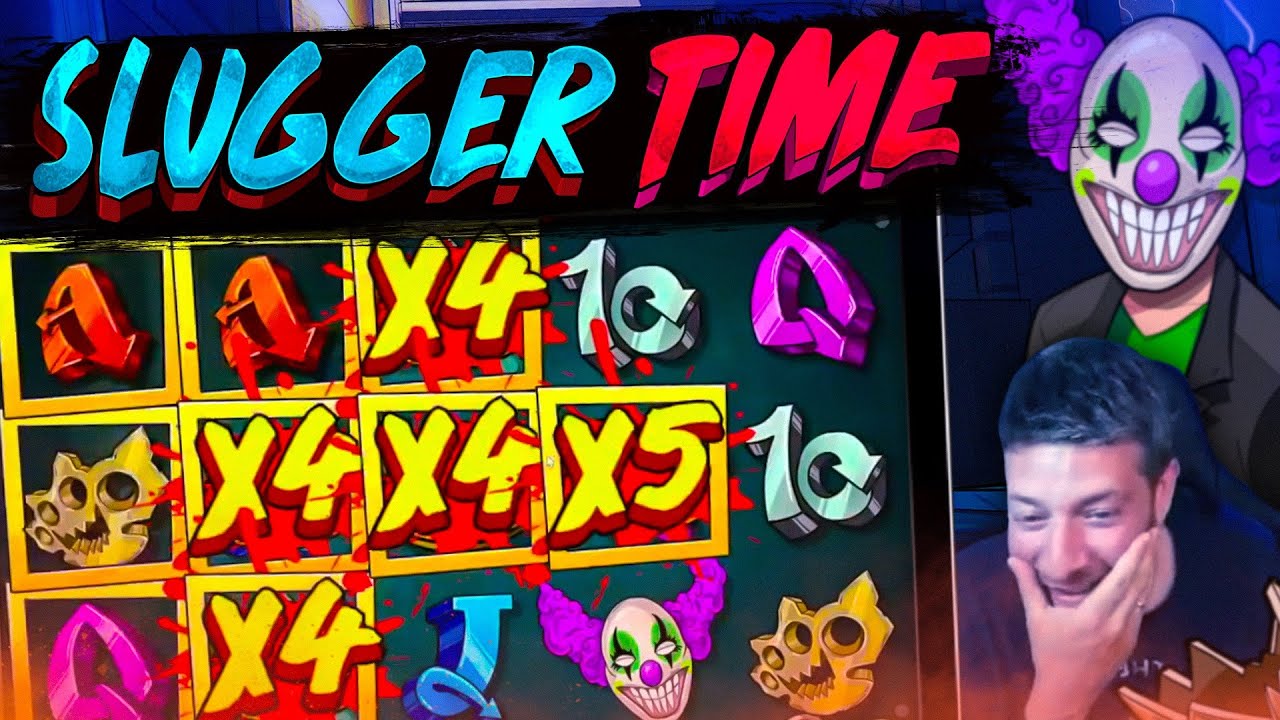 HUGE WIN ON SLUGGERTIME BY QUICKSPIN!!! 🤡 New Quickspin Slot!