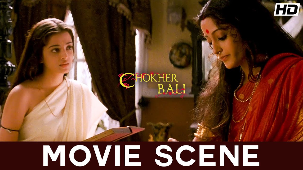Slander gossip Aishwarya Raima Prosenjit Tota Movie Scene  Chokher Bali  SVF
