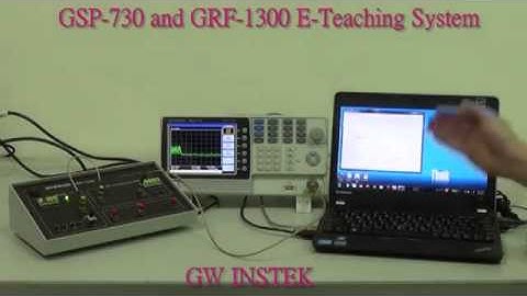GW Instek GSP-730 & GRF-1300 E Teaching System Demonstration