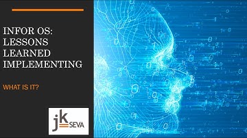 Infor OS: Lessons Learned Implementing: What Is It?