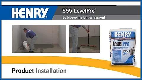 HENRY® 555 LevelPro™ Self-Leveling Underlayment