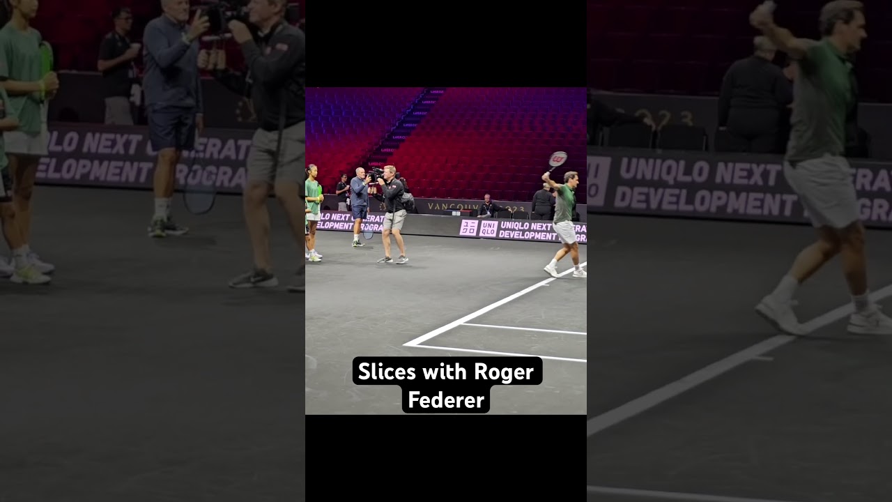 Slices with Roger Federer | 4th anniversary of retirement | 🤳John Horn