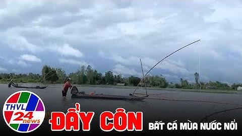 Đẩy côn bắt cá mùa nước nổi