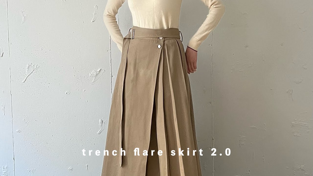≪在庫販売≫trench flare skirt 2.0（トレンチフレアスカート2.0 ...